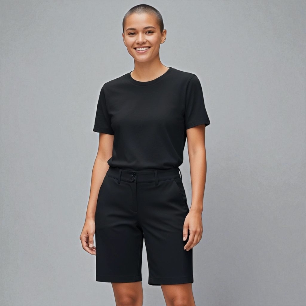 adidas Women's Classic Black Bermudas